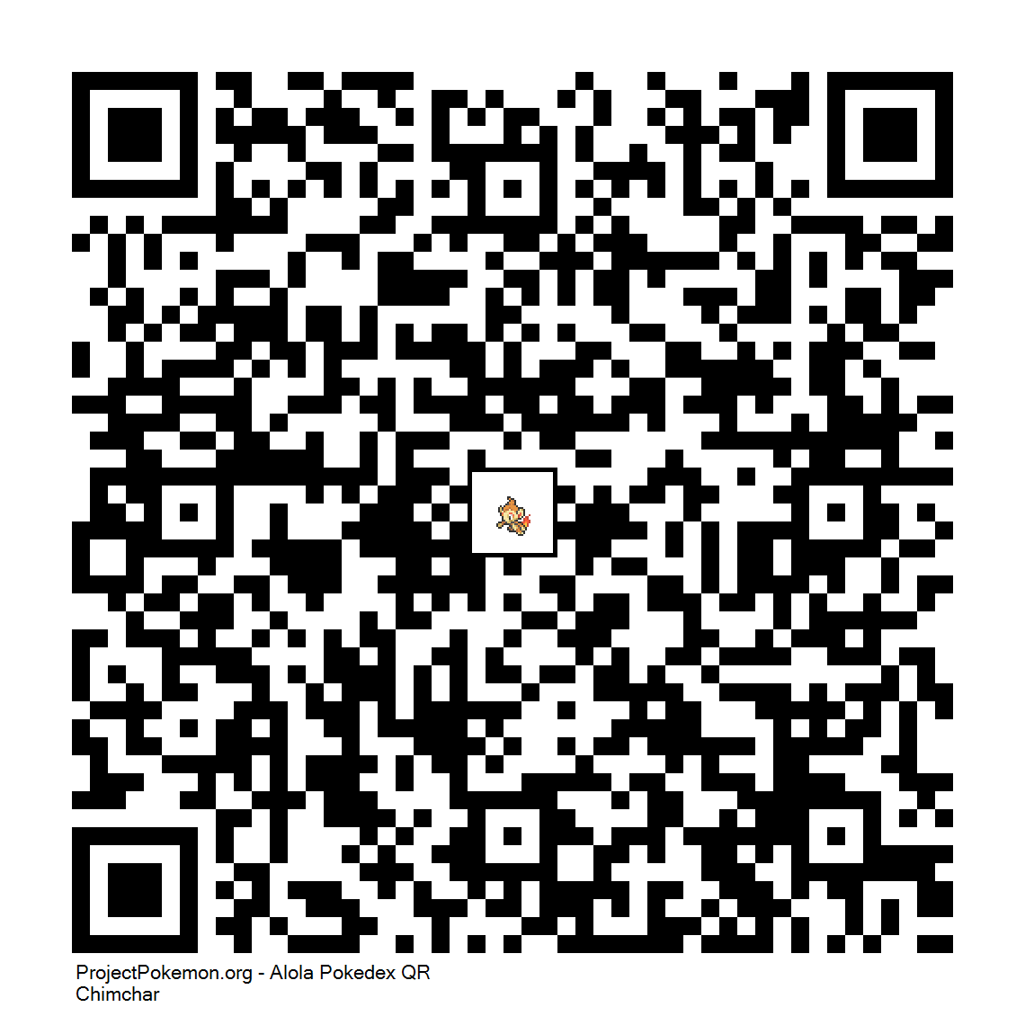 Cdigo QR de Chimchar